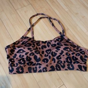 Super cute cheetah Leopard halter bathing suit top